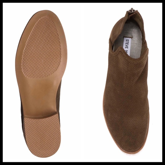 STEVE MADDEN ANKLE BOOTIES BLOCK HEEL BOOTS A3C - Picture 11 of 14